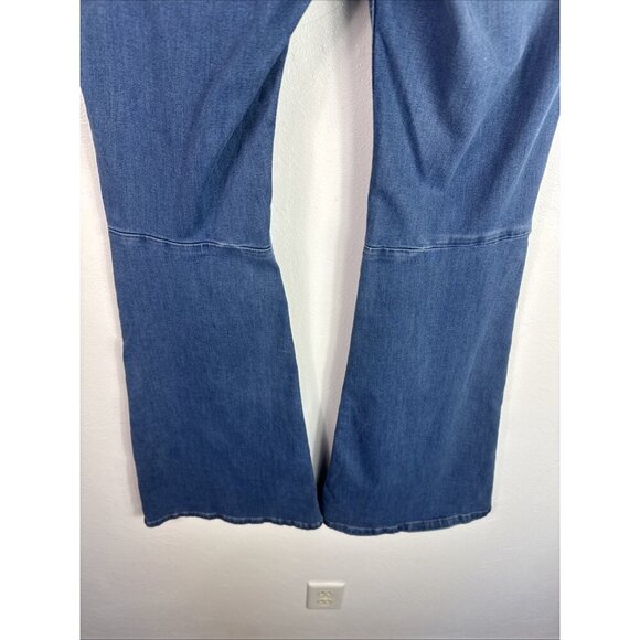 Free People We the Free Women's 30 Stretch Denim Pull On Flare Jeans EUC - Picture 6 of 14